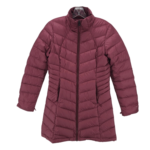 PATAGONIA Women's Tres 3-in-1 Parka Jacket Burgundy Maroon Red SMALL - Picture 8 of 13
